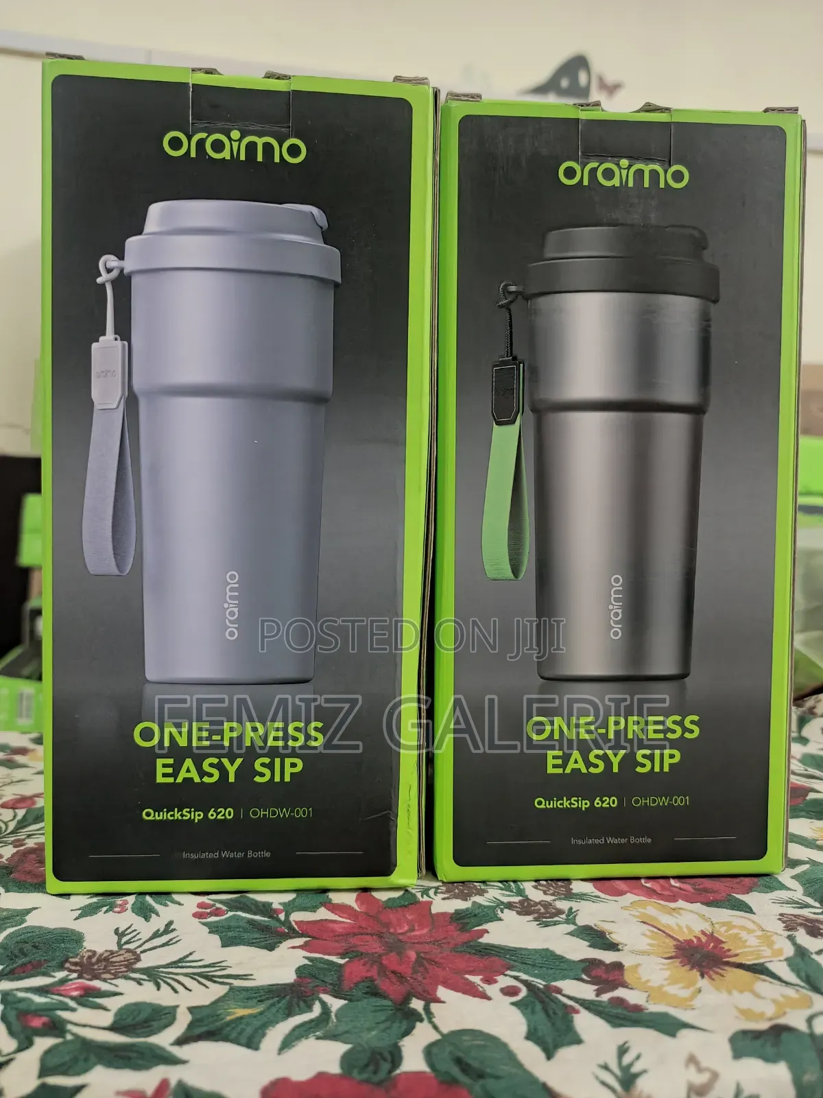 Oraimo Quicksip 620 Temperature-Lock Leakproof Insulated Water Bottle