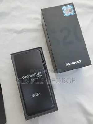 New Samsung Galaxy S20 Ultra 5G 128 GB Black