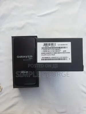New Samsung Galaxy S20 Ultra 5G 128 GB Black