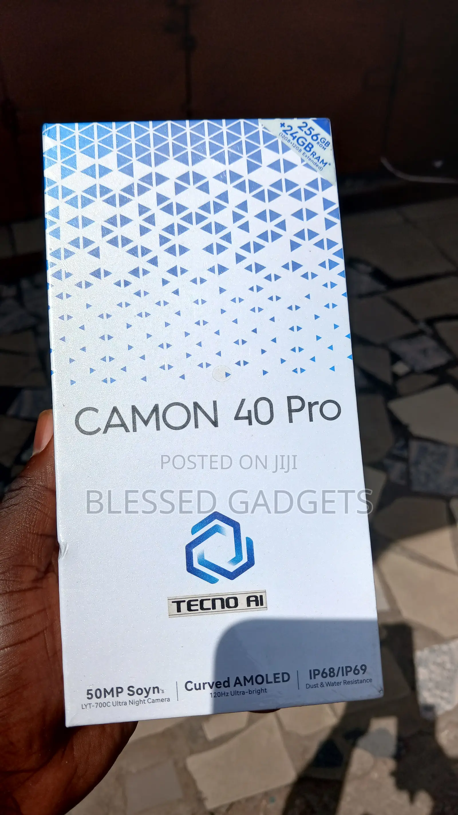 New Tecno Camon 40 Pro 5G 256 GB Black