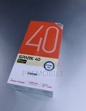 New Tecno Spark 40 Pro+ 256 GB Black