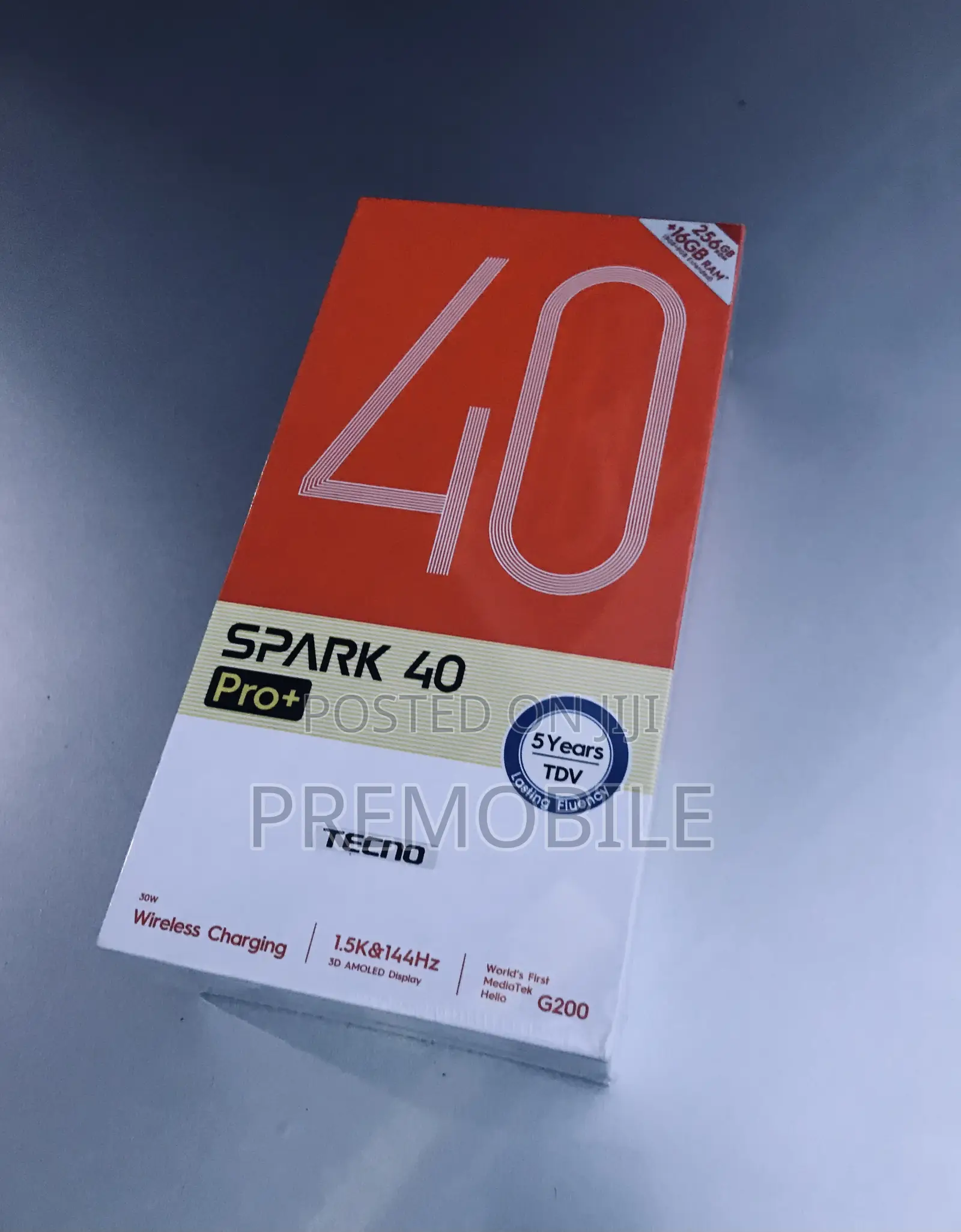 New Tecno Spark 40 Pro+ 256 GB Black