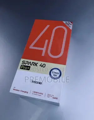 New Tecno Spark 40 Pro+ 256 GB Black