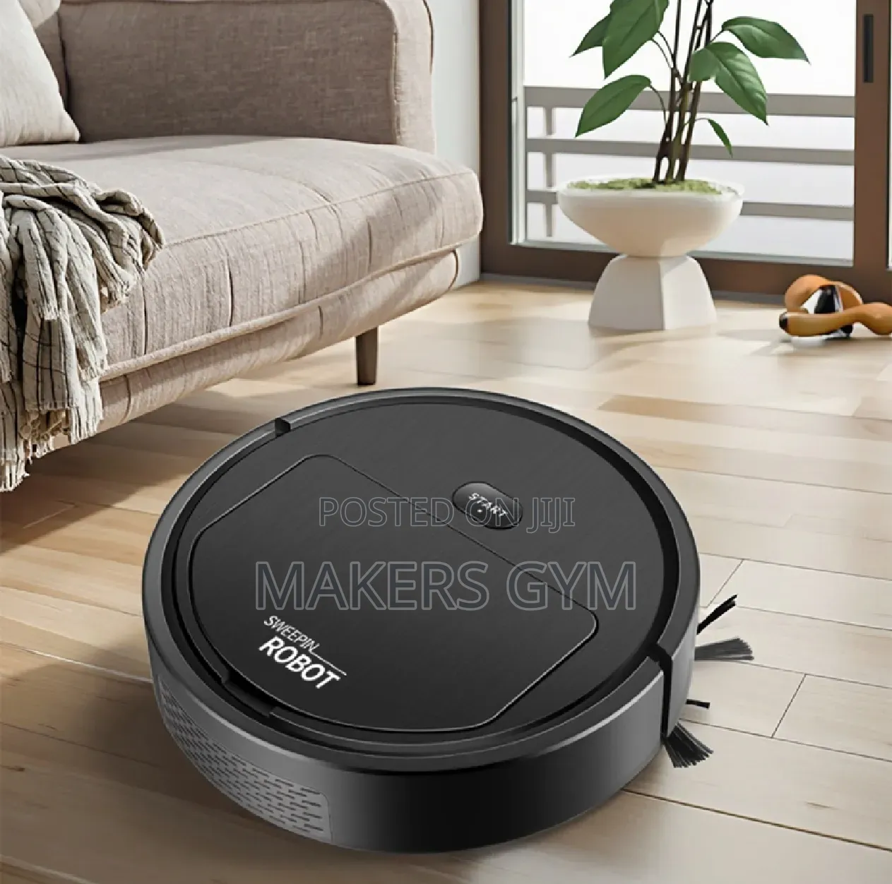 Vacuum Cleaning Robot With Dual Side