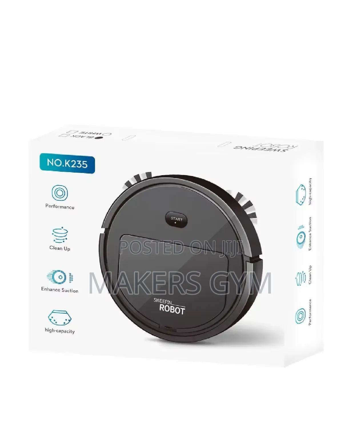 Vacuum Cleaning Robot With Dual Side