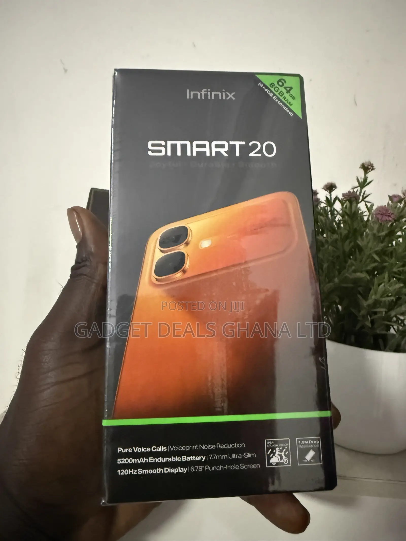 New Infinix Smart 20 64 GB Black