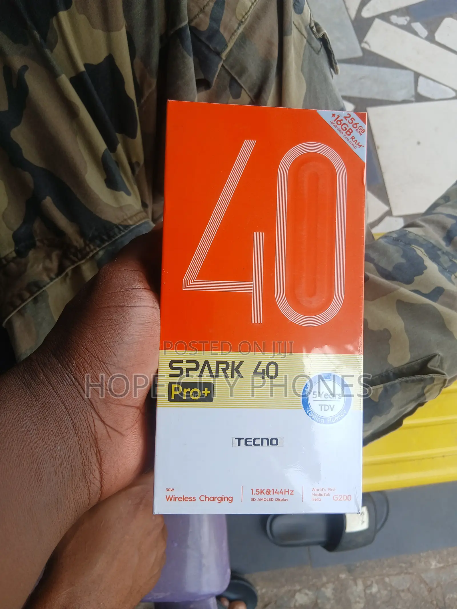 New Tecno Spark 40 Pro+ 256 GB Blue