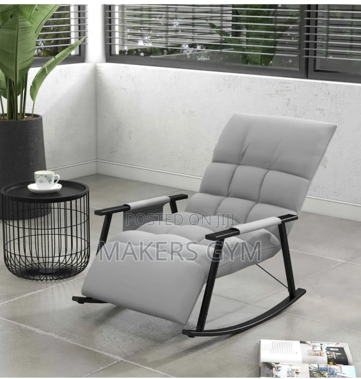 Rocking Chair With Adjustable Footrest, Rocking Chair With Pocket