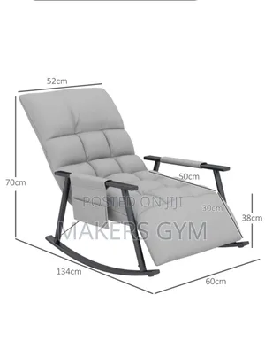 Rocking Chair With Adjustable Footrest, Rocking Chair With Pocket