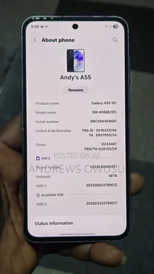 Samsung Galaxy A55 256 GB Blue