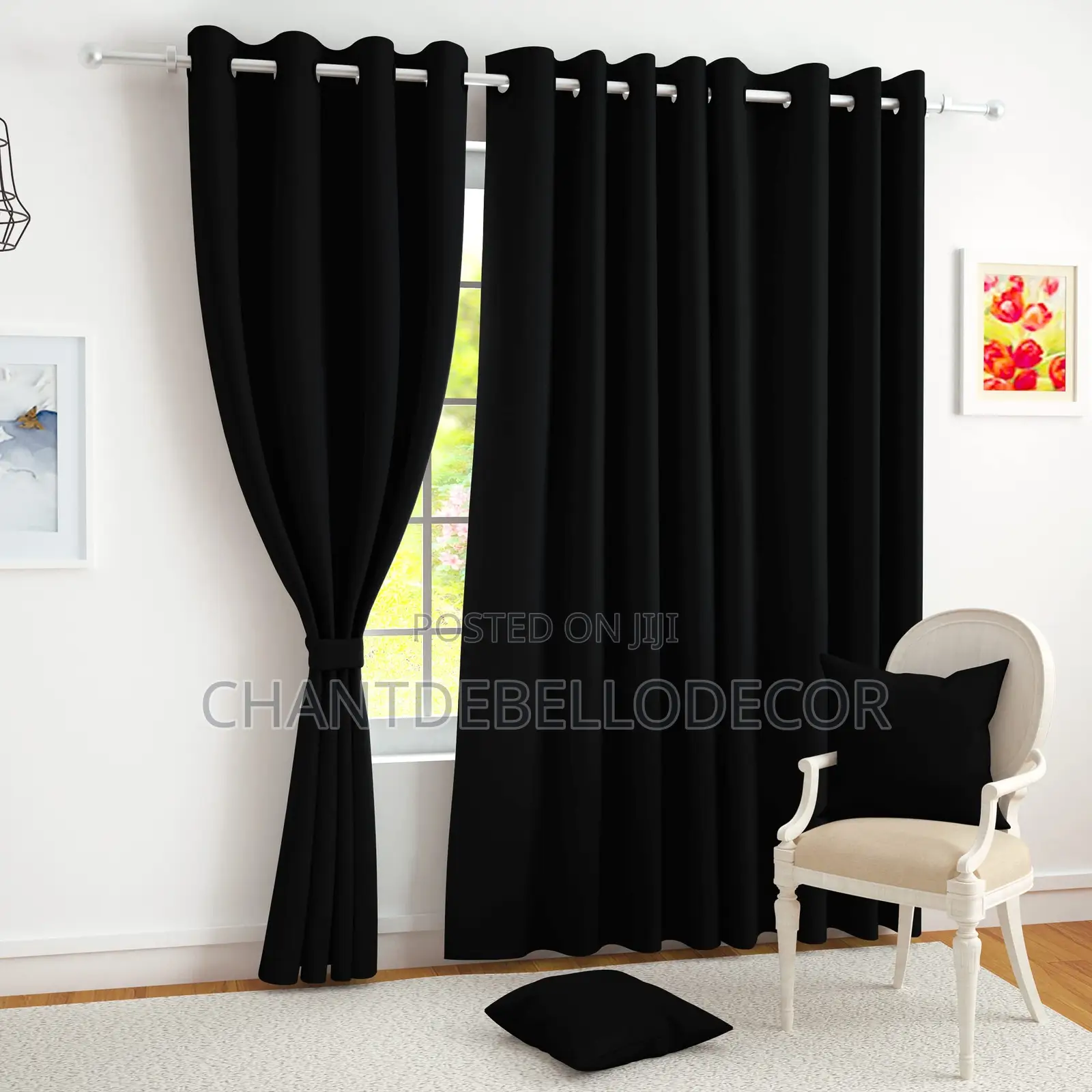 Special Thermal Solid Color Blackout Window Curtains ( 2pcs )
