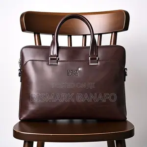 Mont Blanc Executive Corporate Leather Briefcase Office Laptop Bag