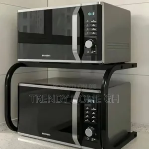 Countertop Microwave Rack/ Shelving Unit/ Organizer- Black
