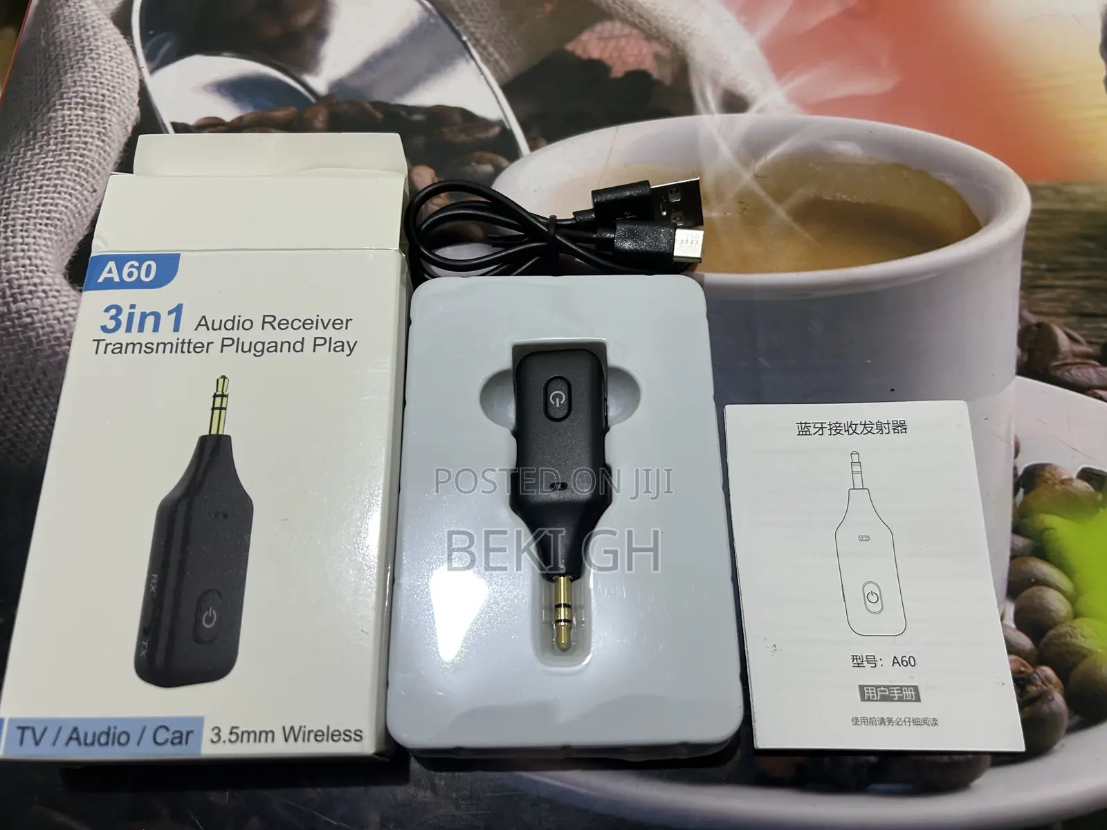 Bluetooth 5.1 Audio Adapter Rx/Tx For Car, Tv, Pc Speakers Wireless!