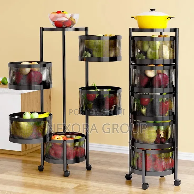 Multifunctional Kitchen Storage Rack – Foldable Durable Design