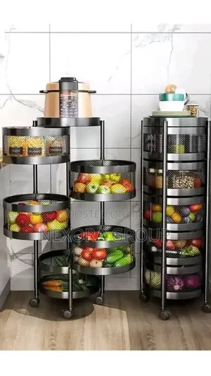 Multifunctional Kitchen Storage Rack – Foldable Durable Design