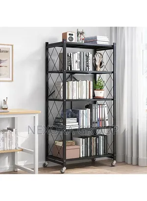 Modern 5 Layer Metal Rack Durable Home Storage Solution