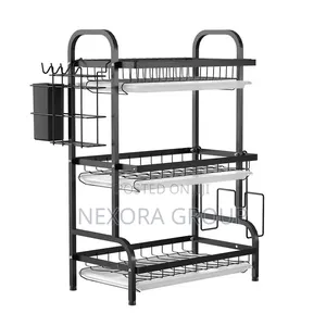 Premium Dish Rack 3 Layer Plate Bowl Storage