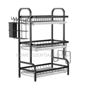 Premium Dish Rack 3 Layer Plate Bowl Storage