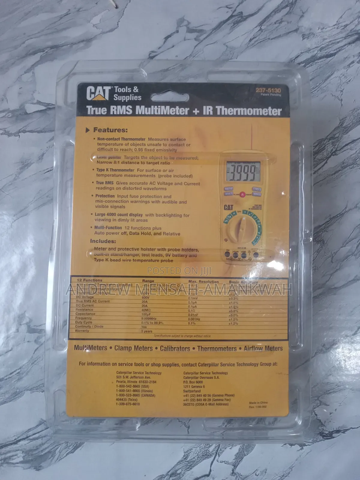 True Rms Multimeter + Ir Thermometer