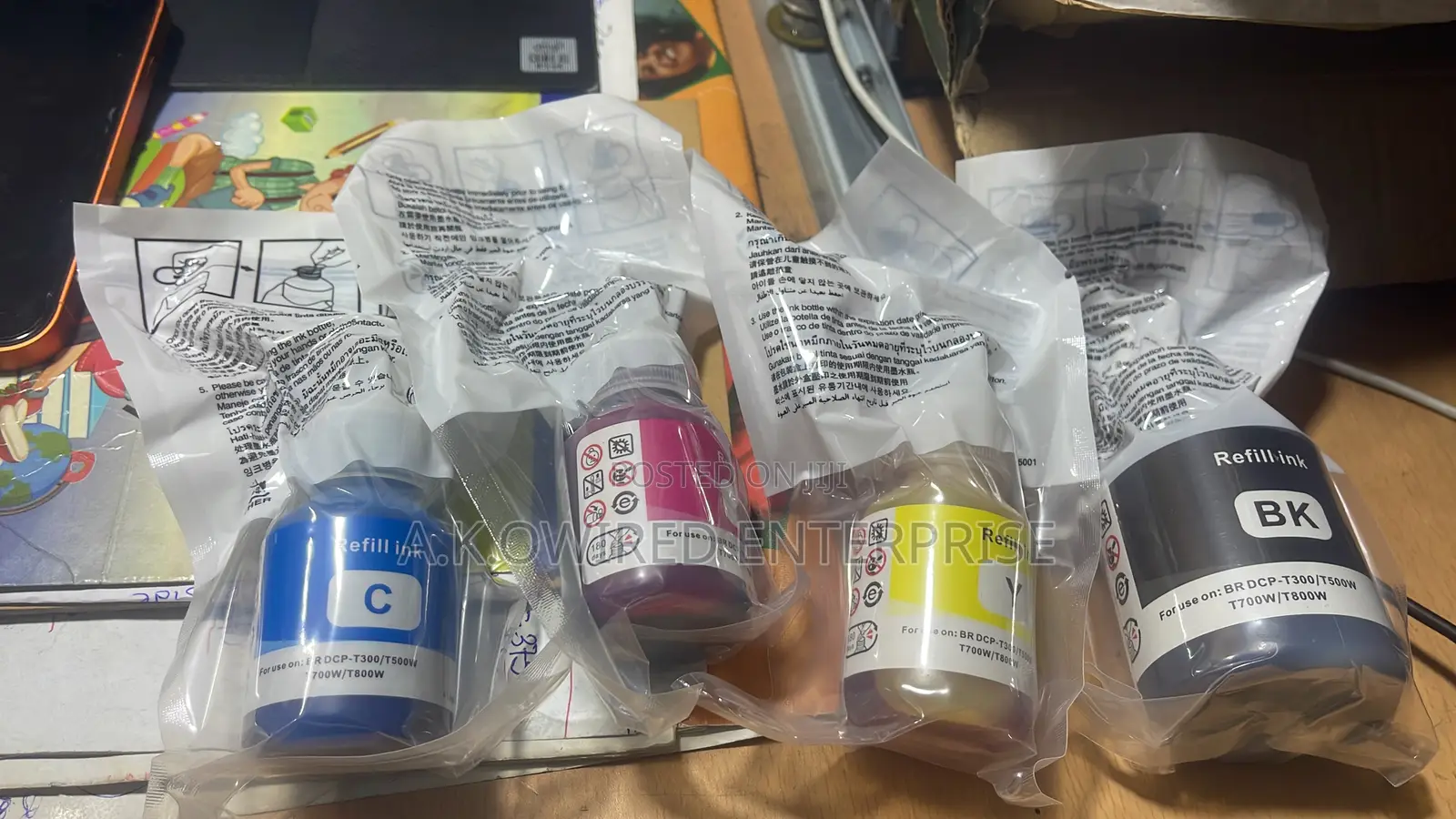 Brother Inks Btd60bk Bt6001bk Bt6000 Вt5000 Eco Ink Brother DCP-T300