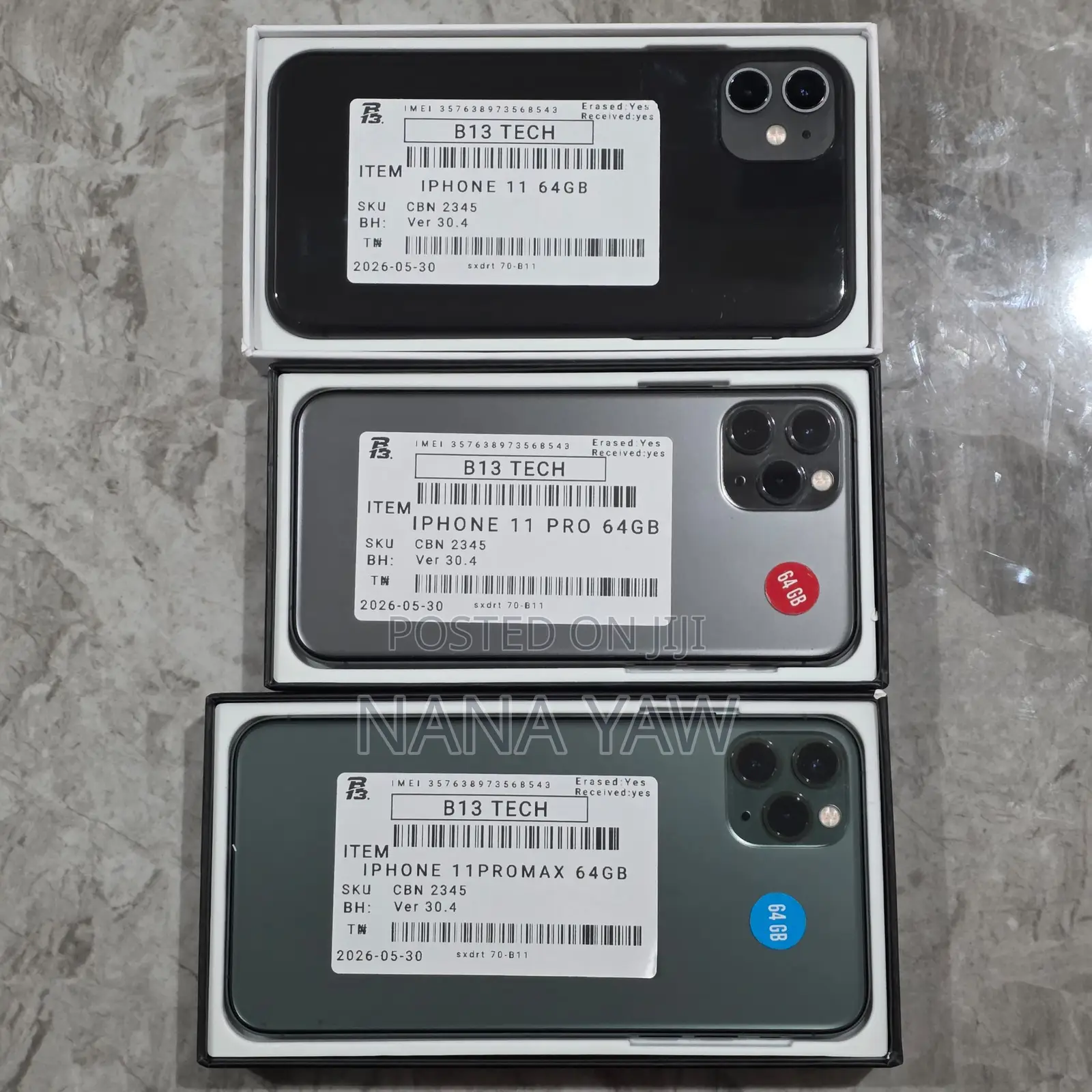 New Apple iPhone 11 Pro 64 GB Black