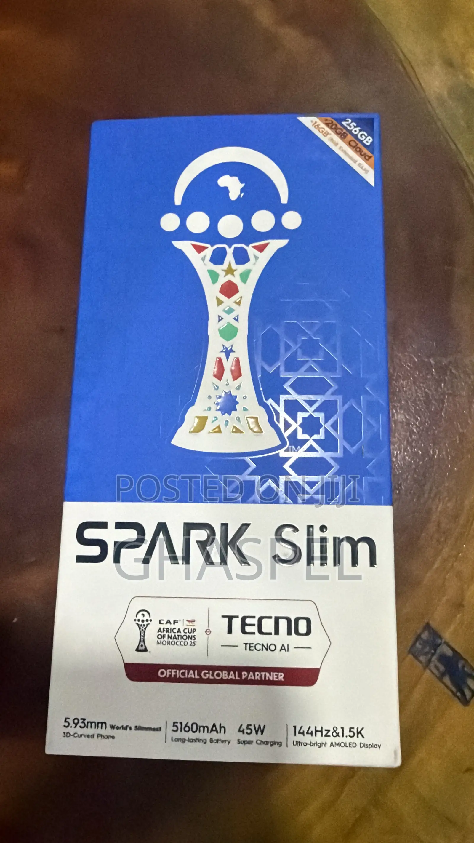 New Tecno Spark Slim 256 GB Black