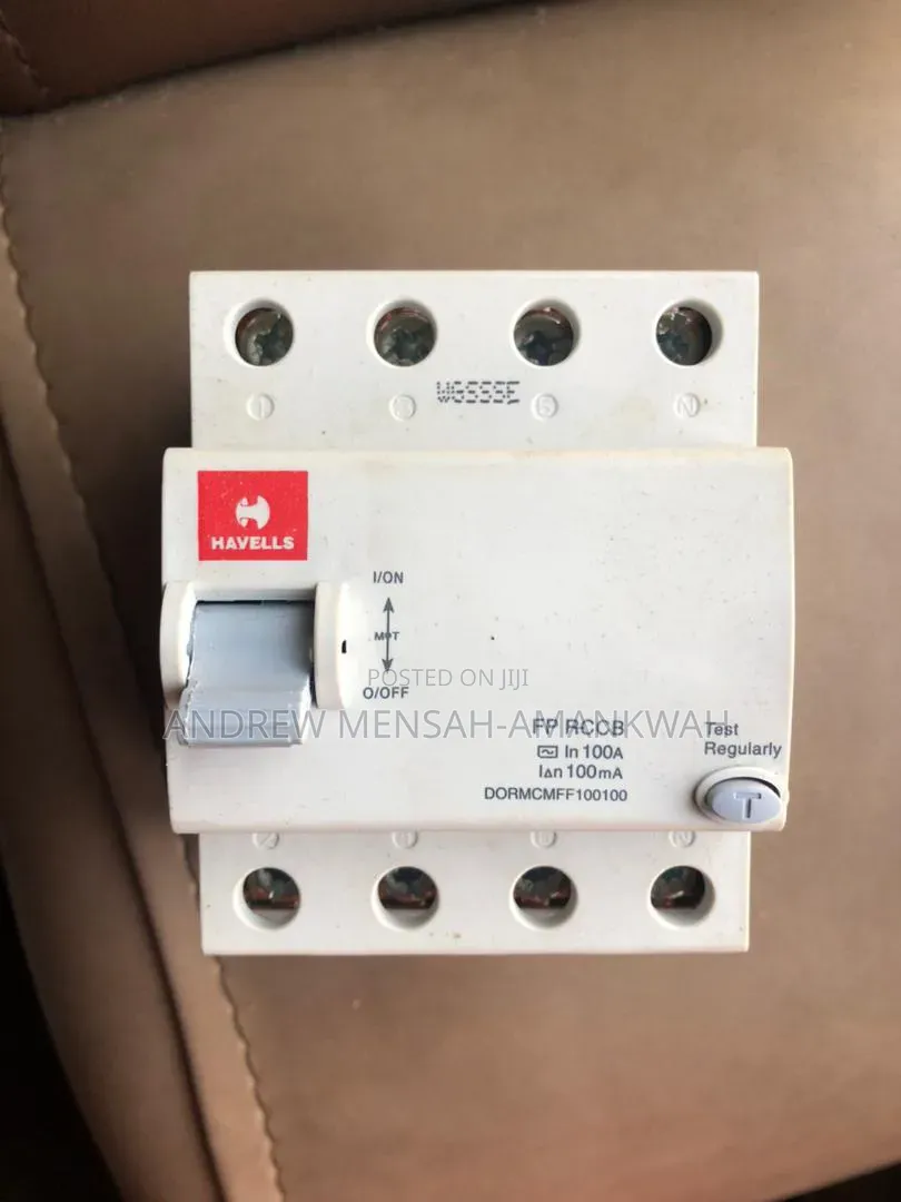 4 Pole RCCB 100a 100ma Residual Current Circuit Breaker
