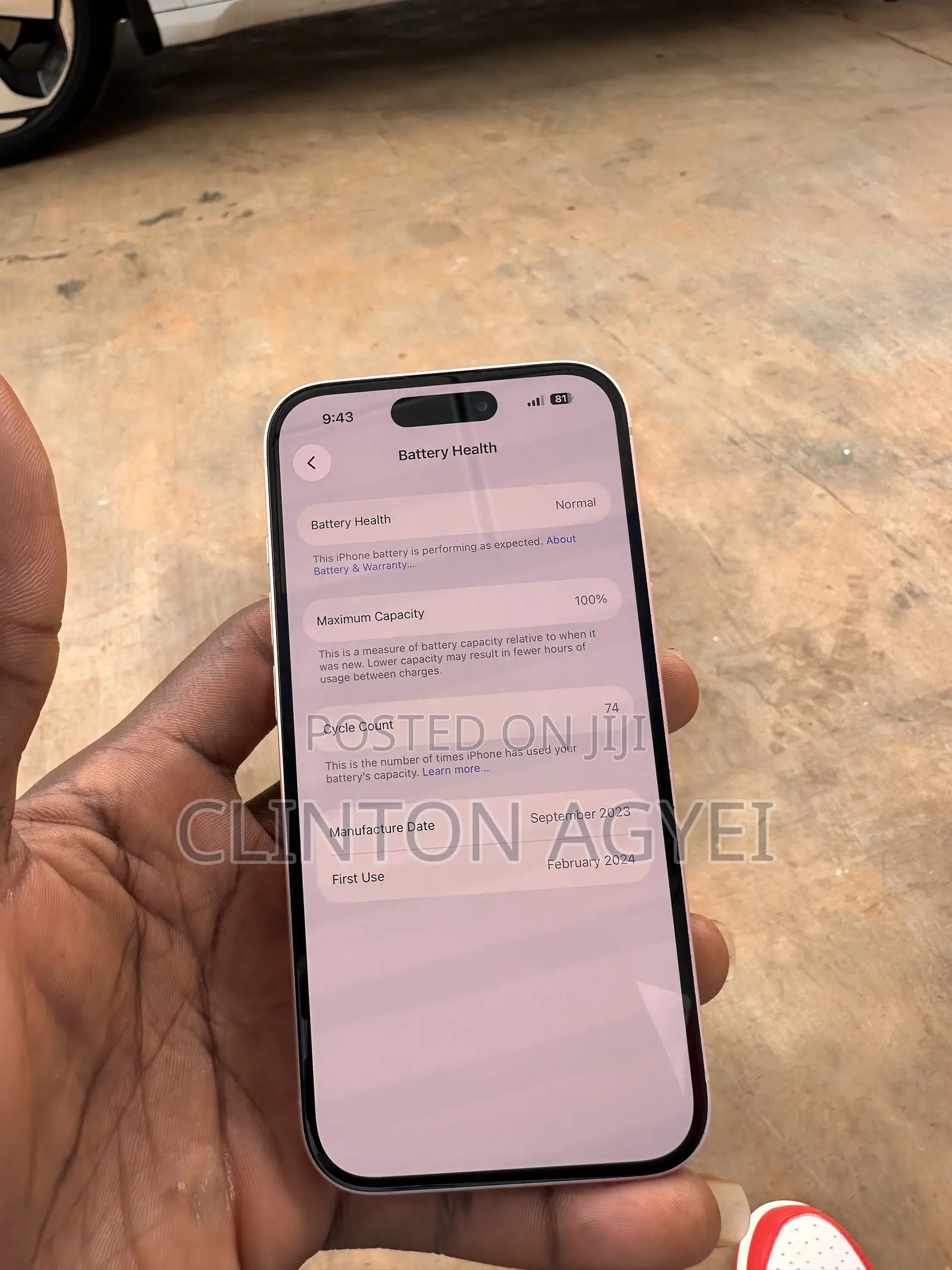 Apple iPhone 15 128 GB Pink