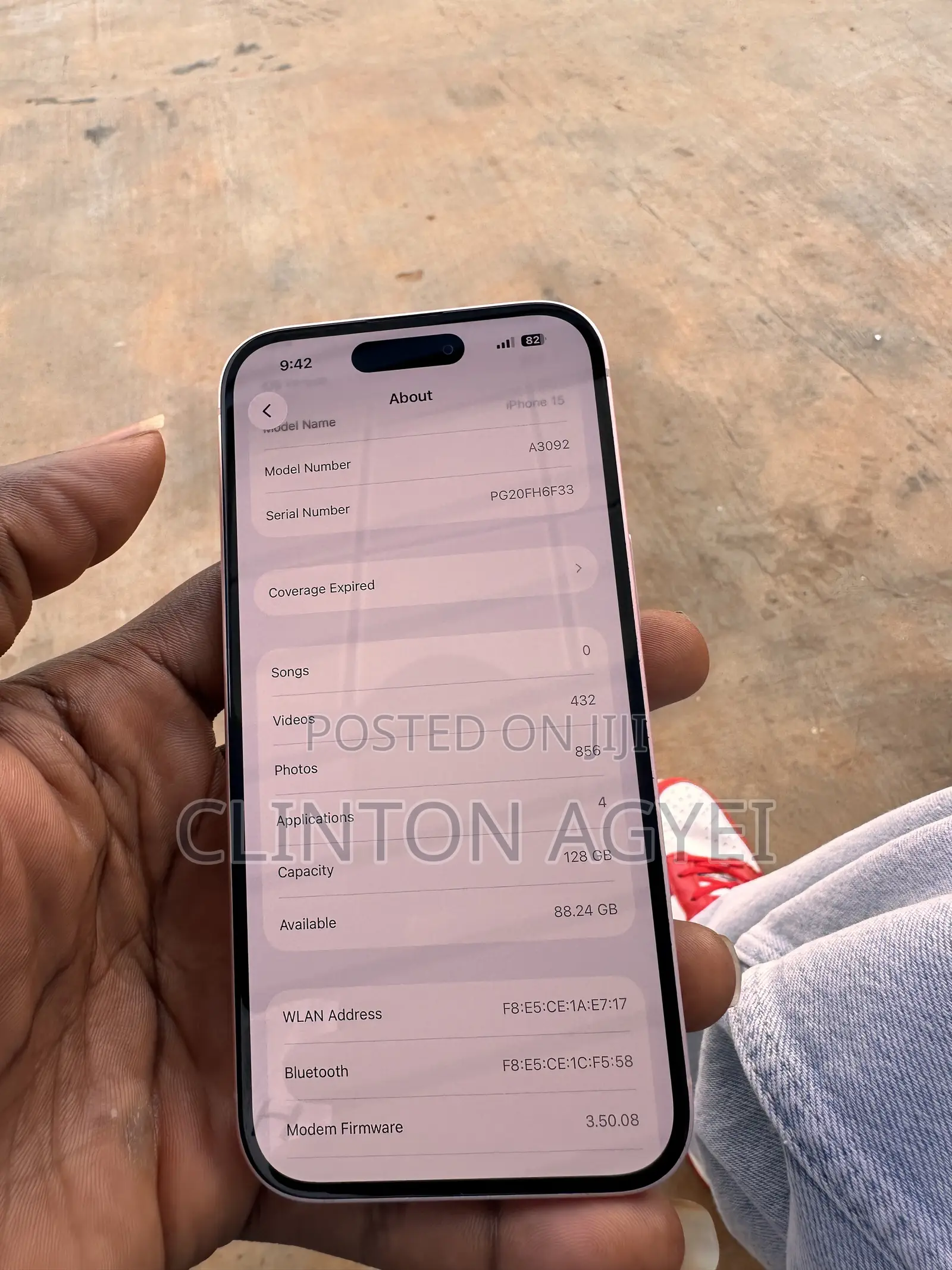 Apple iPhone 15 128 GB Pink