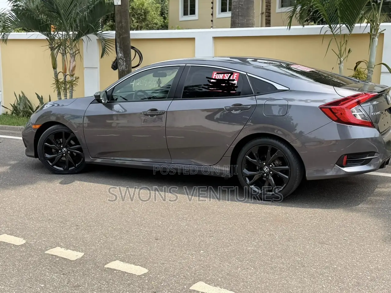 Honda Civic Sport Sedan 2019 Gray