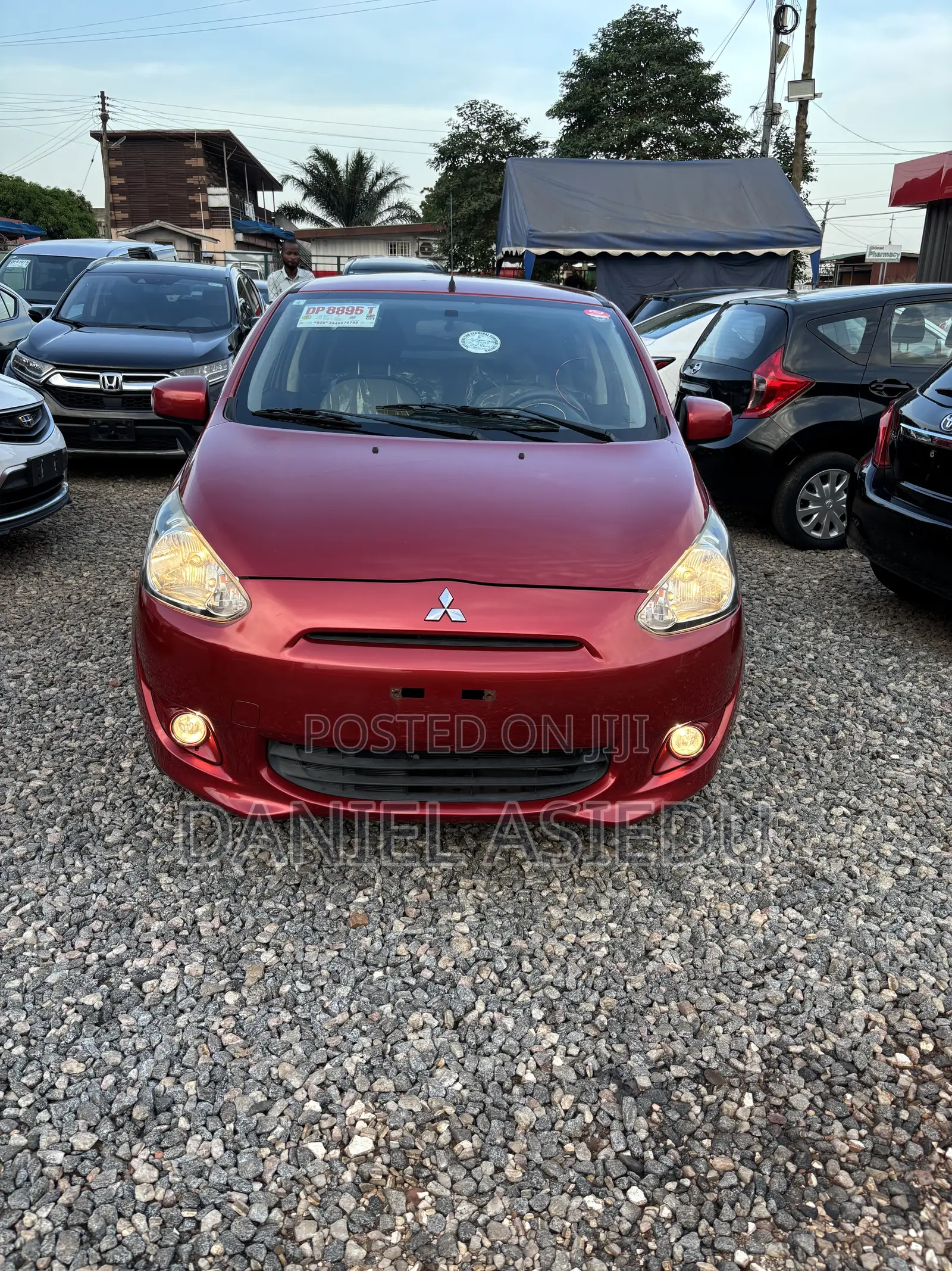Mitsubishi Mirage 2013 Red