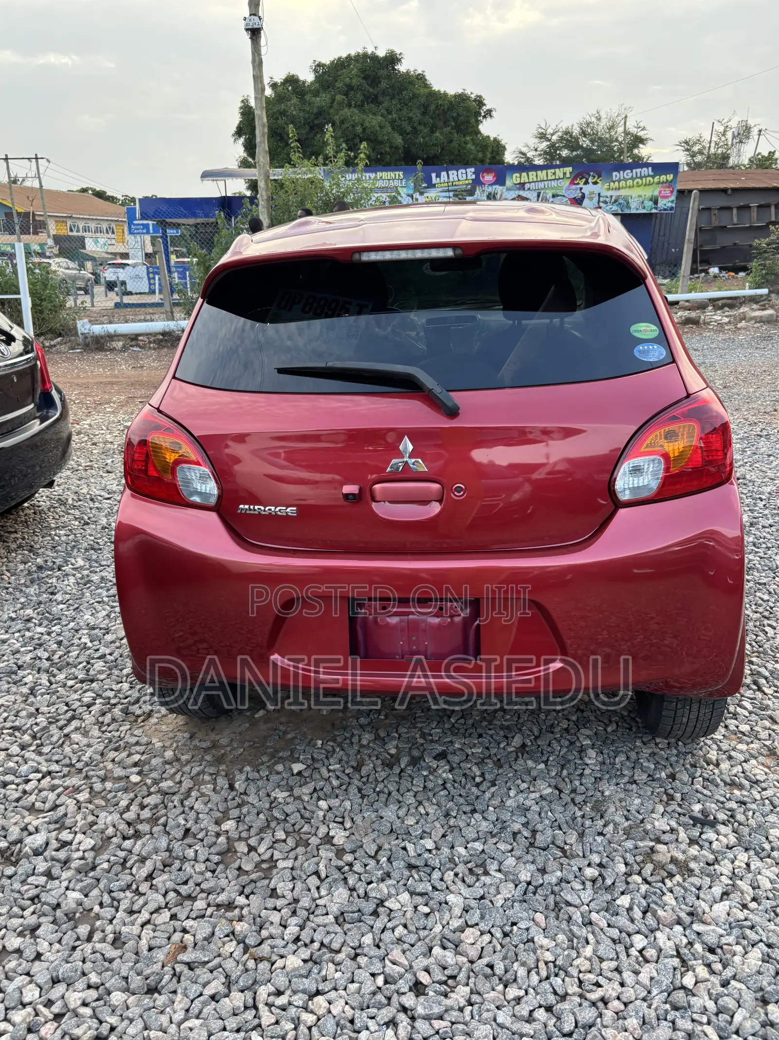 Mitsubishi Mirage 2013 Red