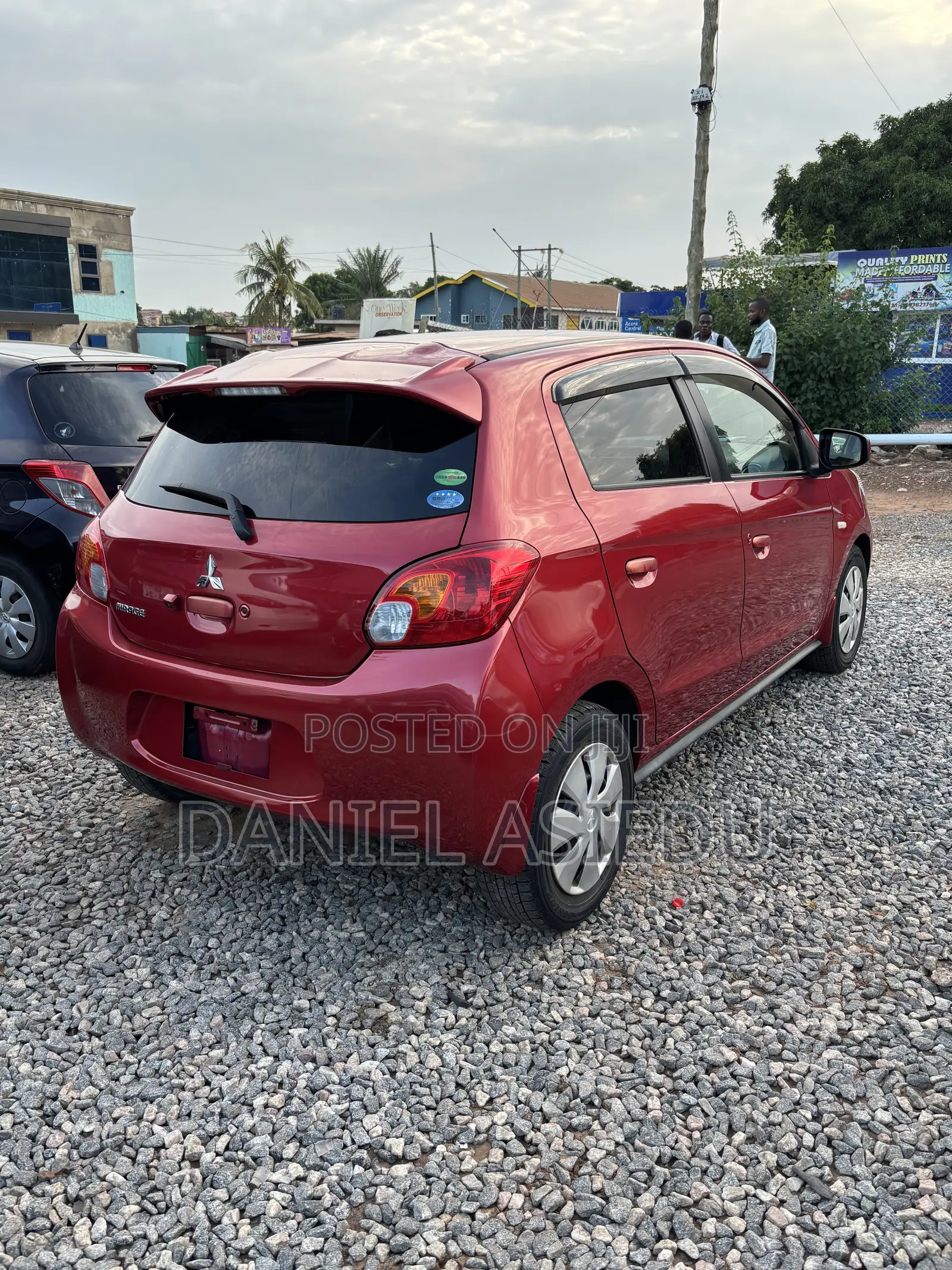 Mitsubishi Mirage 2013 Red