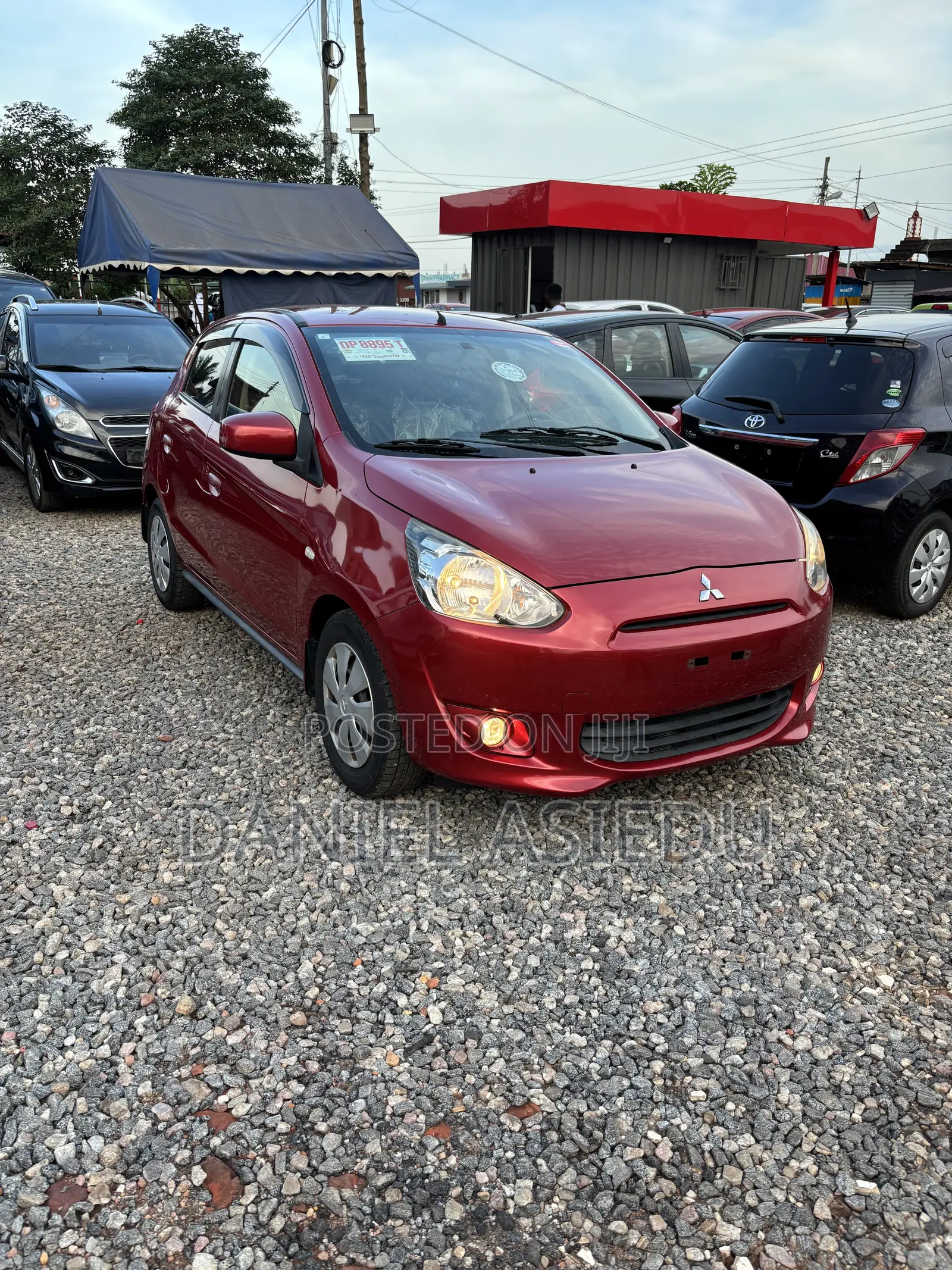 Mitsubishi Mirage 2013 Red