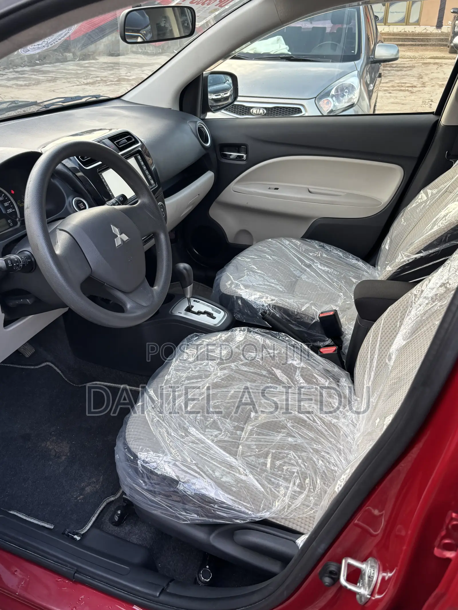 Mitsubishi Mirage 2013 Red