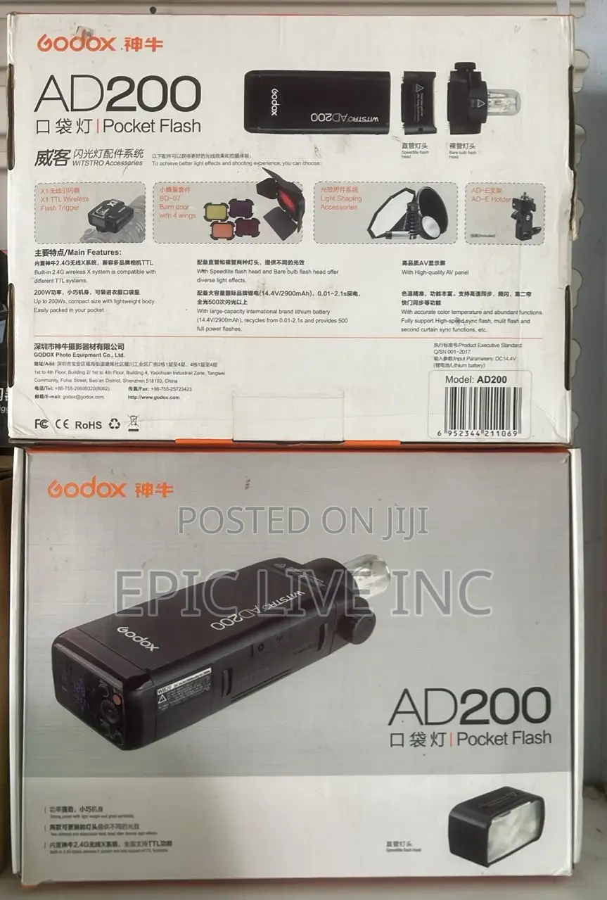 Godox Ad200 Pocket Flash