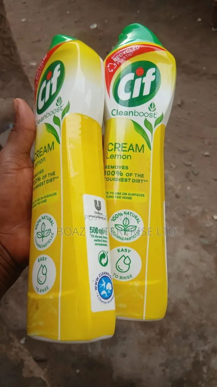 Cif Cream Lemon Cleaner , Original 500ml From Uk
