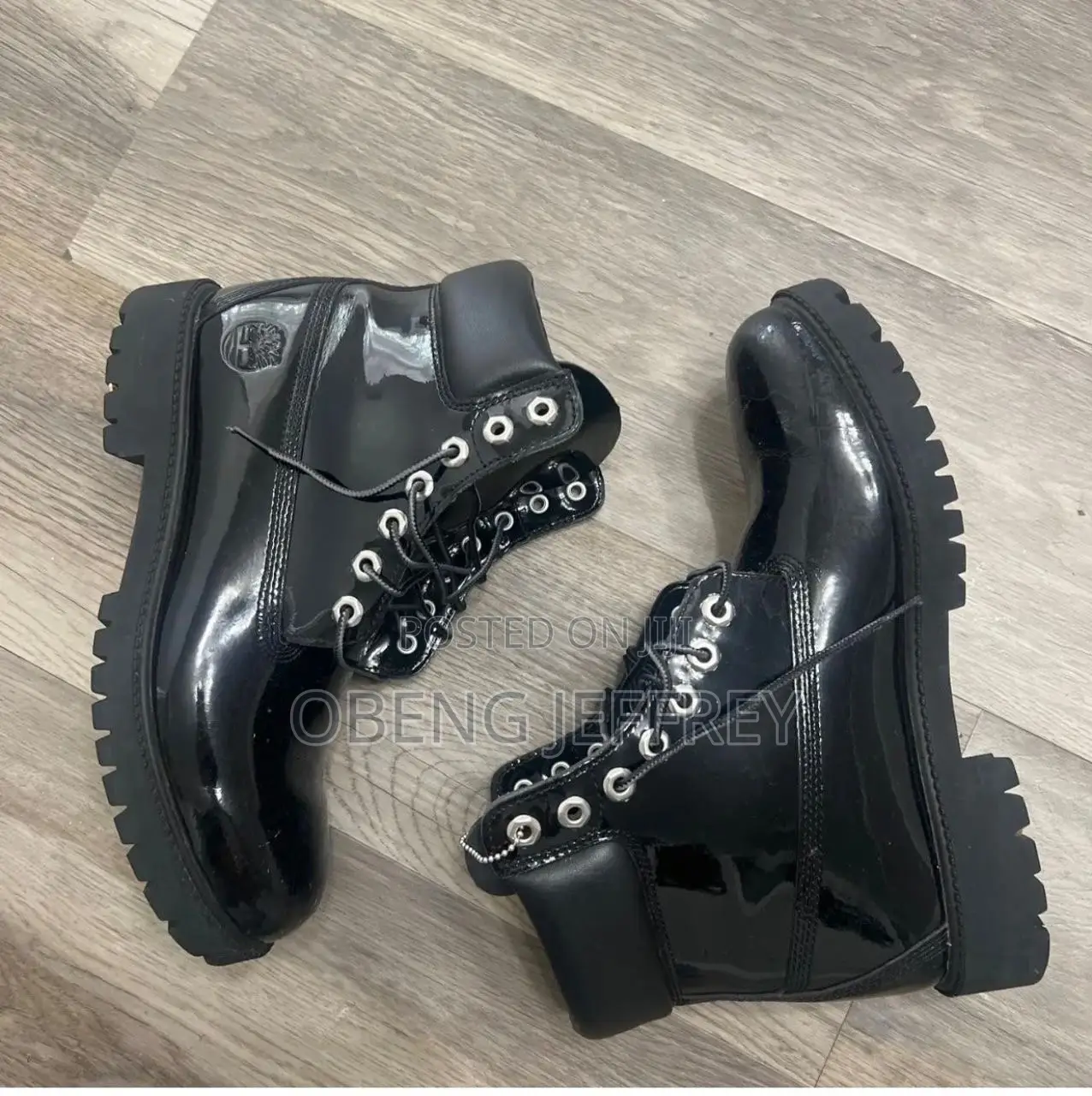 Original Timberland Mirror Black Patent Leather