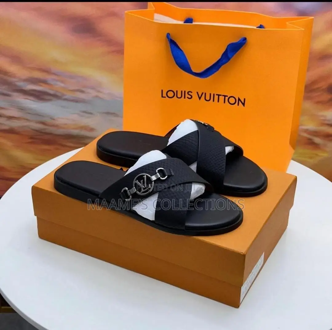 Louis Vuitton Men's Cross Sandals / Slippers