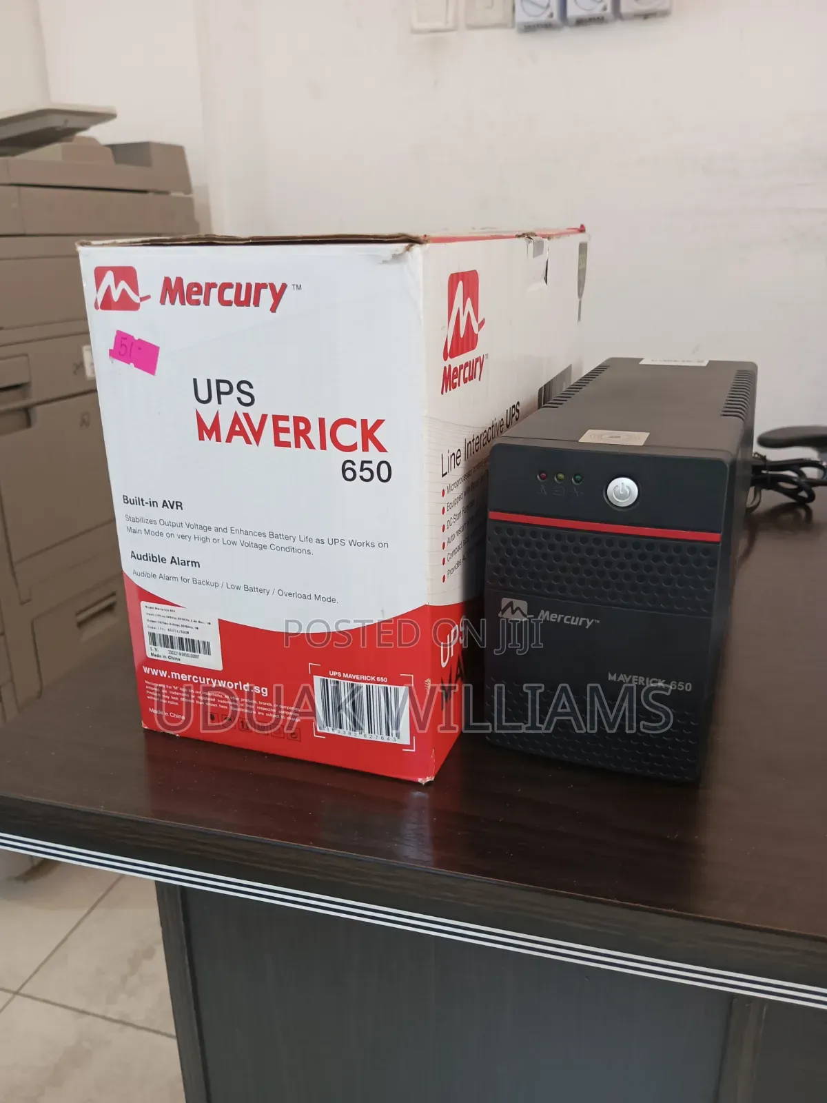Mercury Ups Maverick 650va