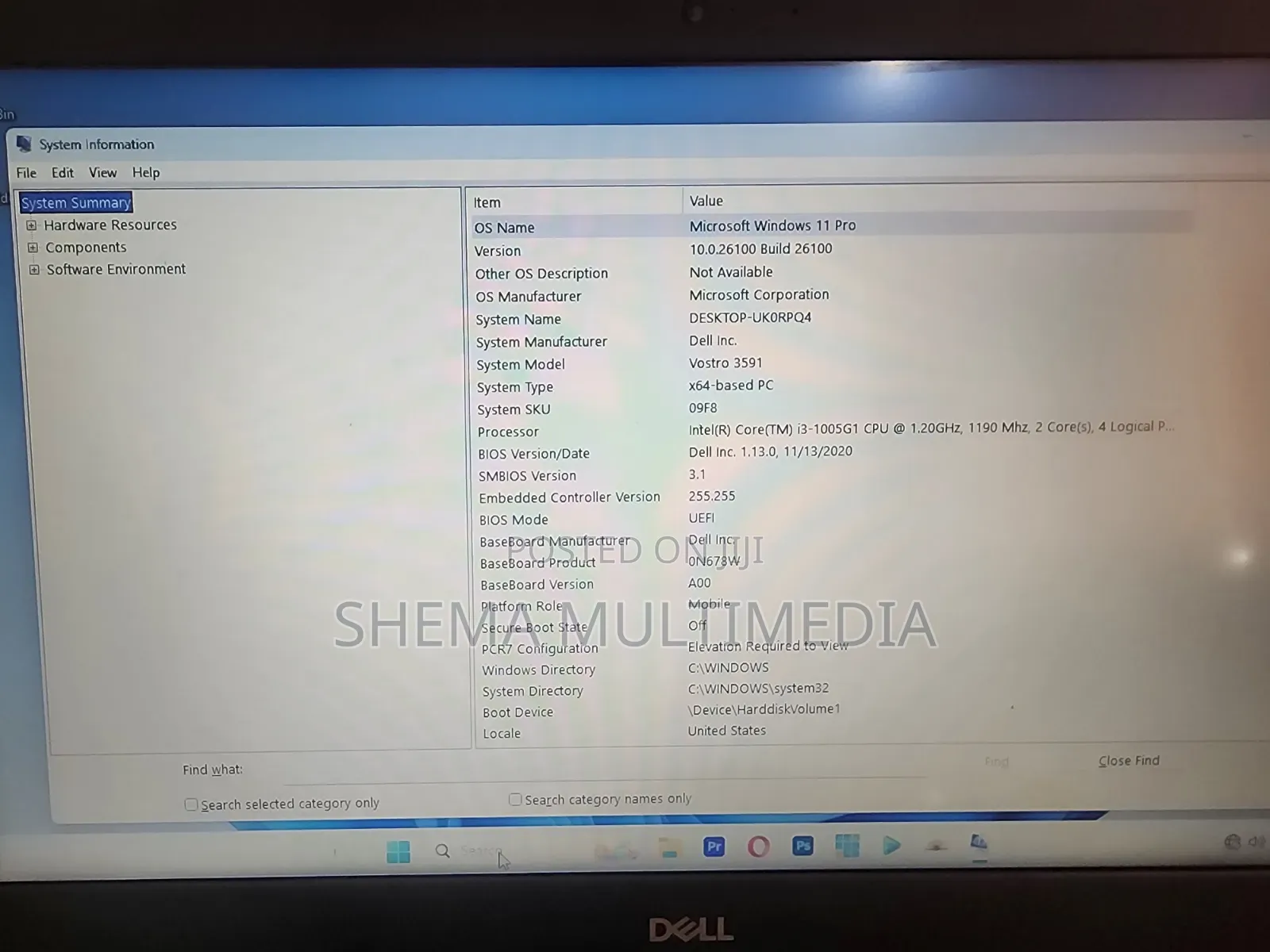 Laptop Dell Vostro 3560 8GB Intel Core i3 HDD+SSD 500GB