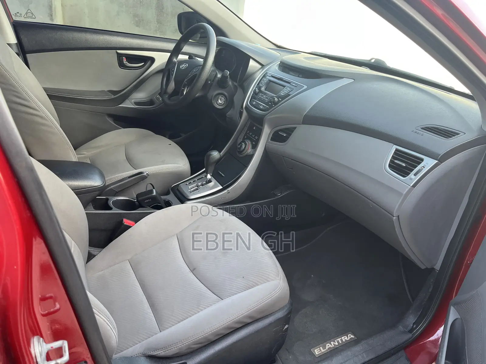 Hyundai Elantra Limited Sedan FWD (1.8L 4cyl 6A) 2013 Red