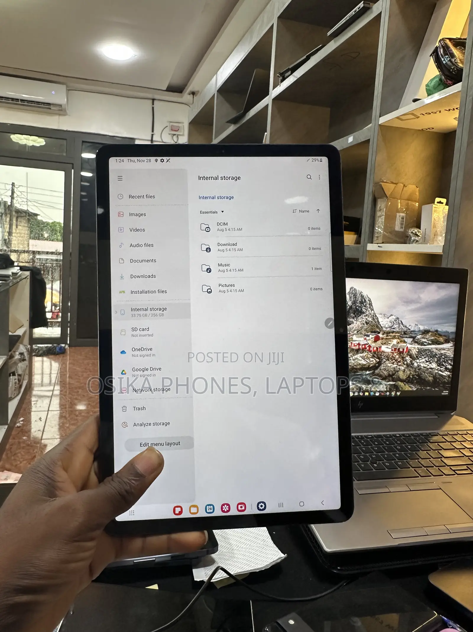 Samsung Galaxy Tab S7 256 GB Black