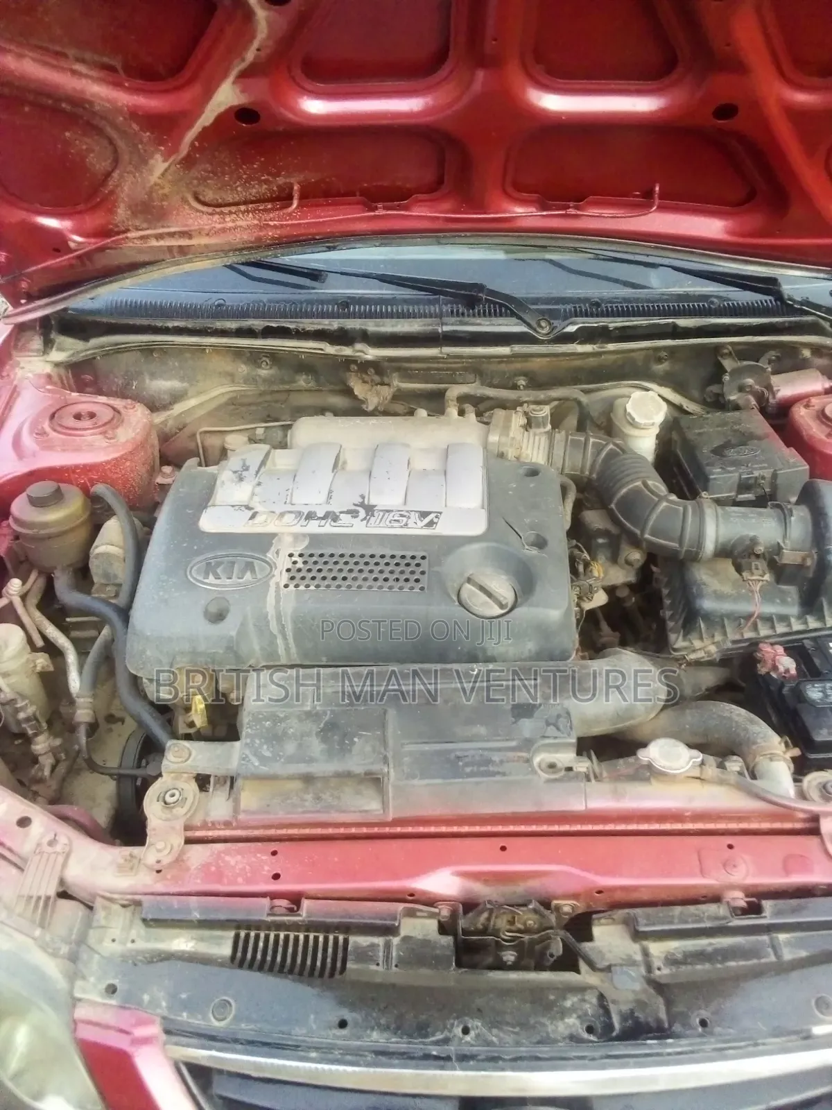 Kia Spectra 2002 Red