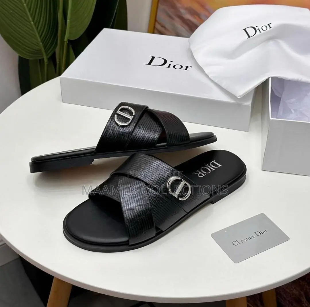 Christian Dior Indior Logo Slide / Slippers / Sandals