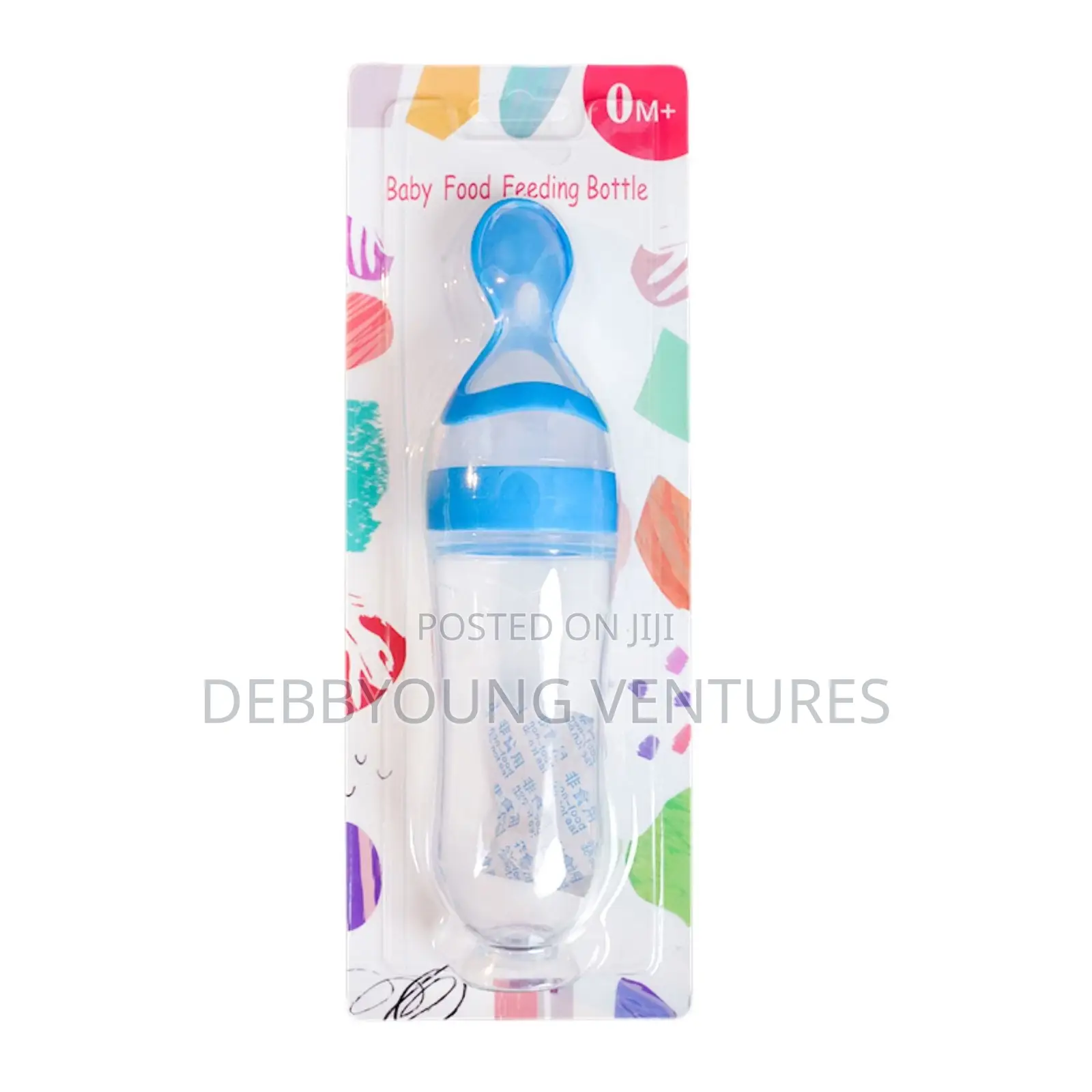 Silicone Baby Feeding Bottle With Spoon