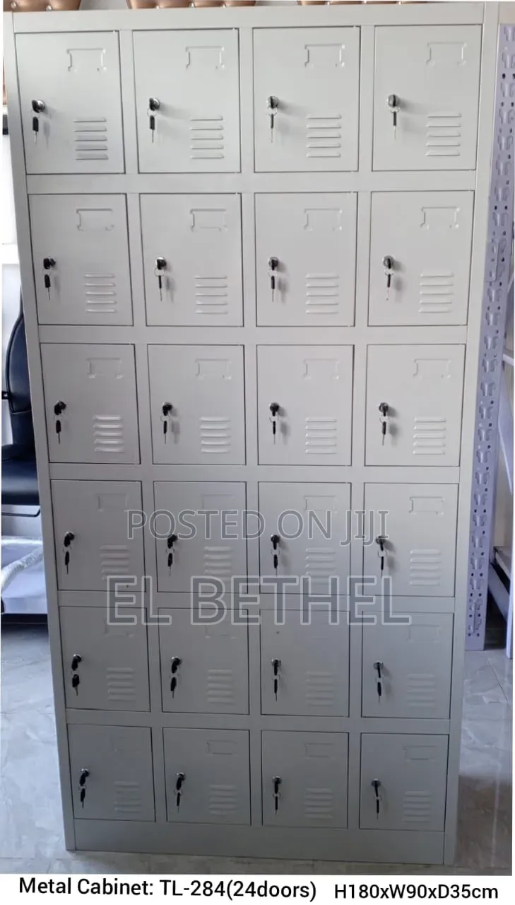 Cabinet With Twenty Four Poles Door