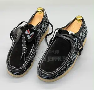 Original Clark’S Wallabees Black Camouflage