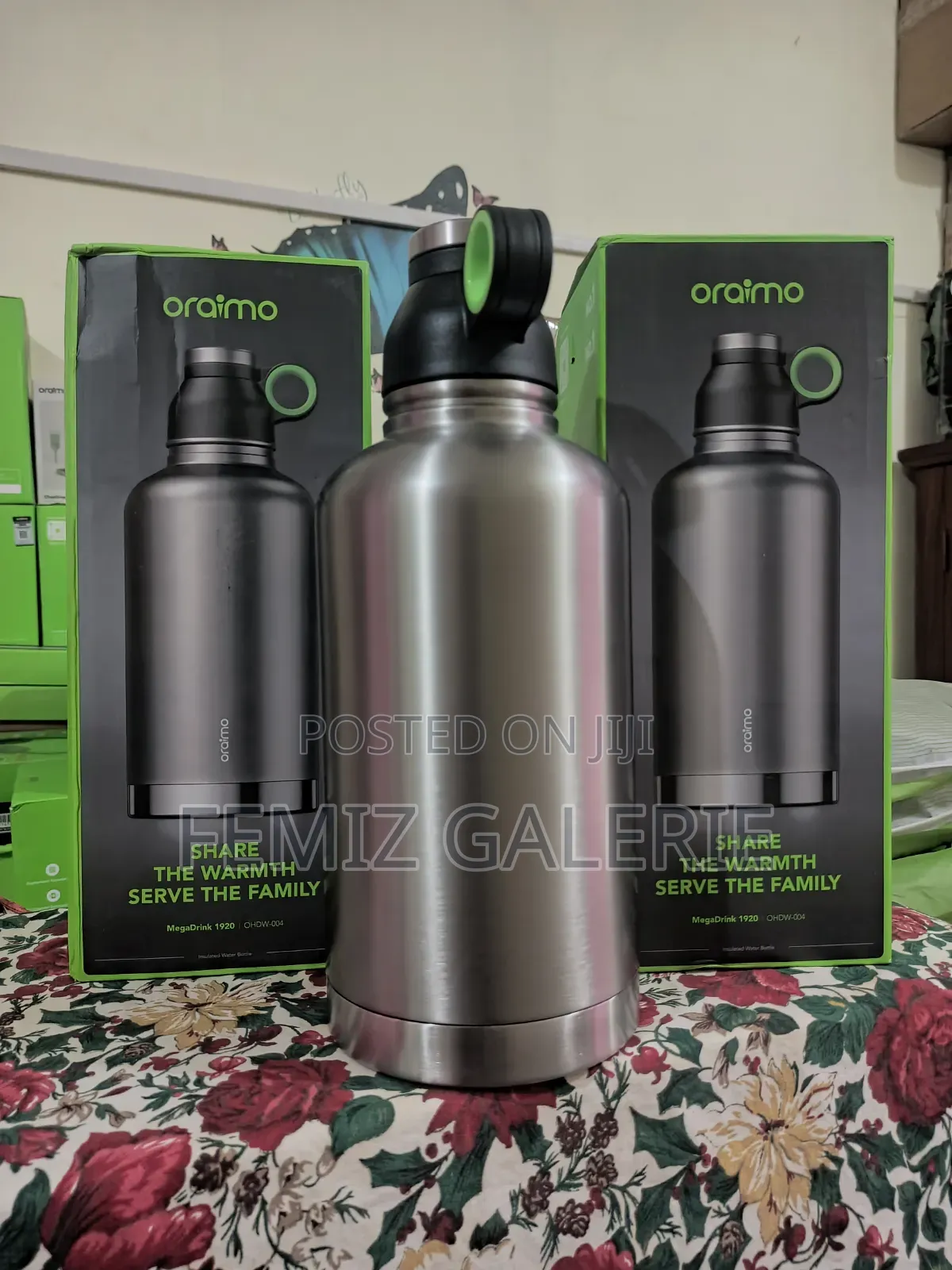 Oraimo Megadrink 1920 Leakproof Generous 1.9l Insulated Water Bottle